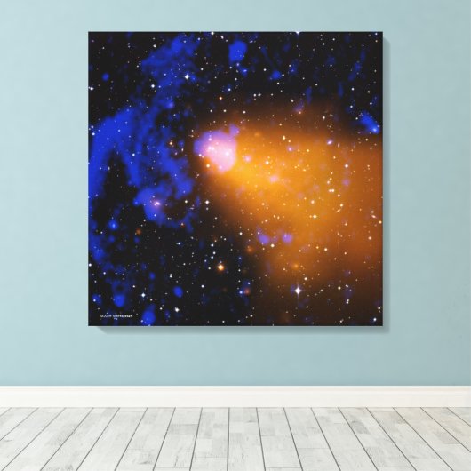 Abell 3376 canvas afdruk (Insitu (Houten vloer))