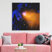 Abell 3376 canvas afdruk (Insitu (Woonkamer))