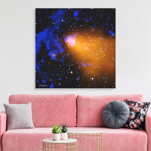 Abell 3376 canvas afdruk (Insitu (Woonkamer))