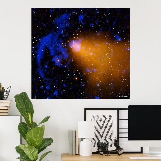 Abell 3376 poster (Thuiskantoor)