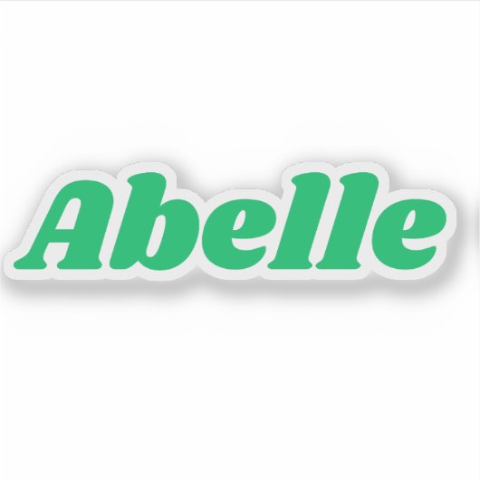 Abelle Sticker (Voorkant)