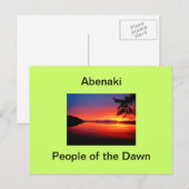 Abenaki - Mensen van de Dageraad: Briefkaarten (Voorkant / Achterkant)