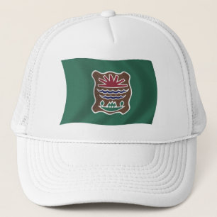 Abenaki Stam Vlag Hoed Trucker Pet