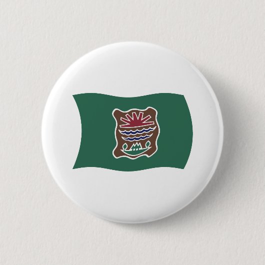 Abenaki Stam Vlag Knop Ronde Button 5,7 Cm (Voorkant)