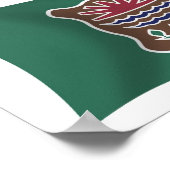 Abenaki Stam Vlag Poster Print (Hoek)