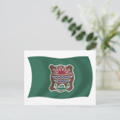 Abenaki Stam Vlag Postkaart (Staand voorkant)