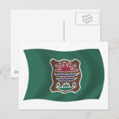 Abenaki Stam Vlag Postkaart (Voorkant / Achterkant)