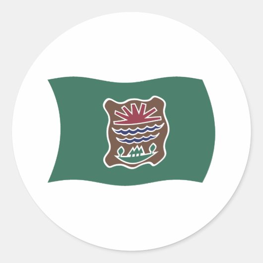 Abenaki Stam Vlag Sticker (Voorkant)