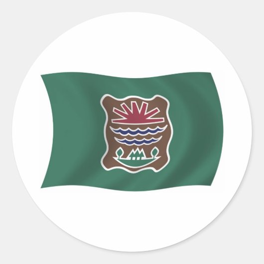 Abenaki Stam Vlag Sticker (Voorkant)
