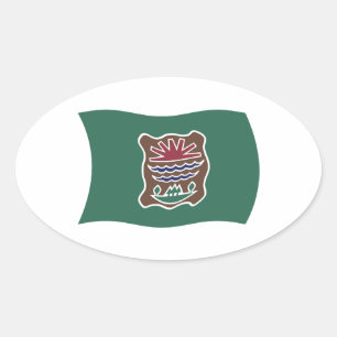 Abenaki Tribe Flag Sticker