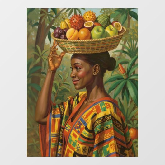 “Abeni”, Haar Eigen Fruit – Black History-viering Raamsticker (Vel)