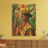 “Abeni”, Haar Eigen Vrucht – Black History-viering Canvas Afdruk (Insitu (Woonkamer))