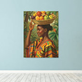 “Abeni”, Haar Eigen Vrucht – Black History-viering Canvas Afdruk (Insitu (Houten vloer))