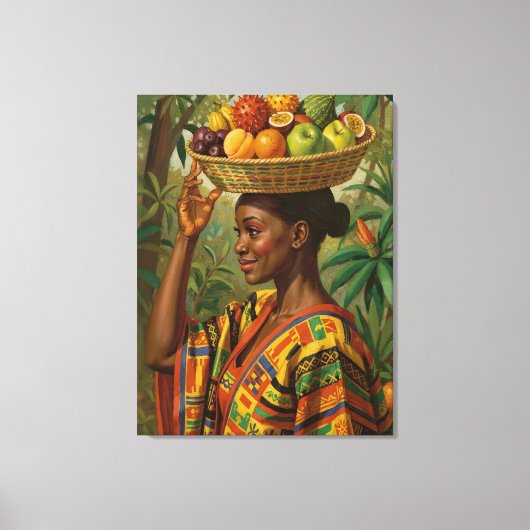 “Abeni”, Haar Eigen Vrucht – Black History-viering Canvas Afdruk (Voorkant)