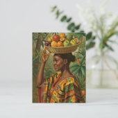 “Abeni”, Her Own Fruit – Black History Celebration Briefkaart (Staand voorkant)