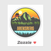 Abensberg, Duitsland Sticker (Vel)