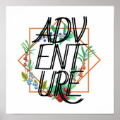 Abenteuer Postkarte Poster (Voorkant)