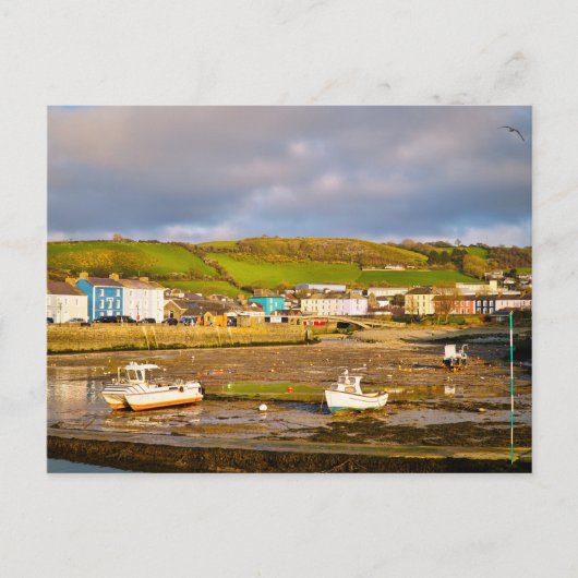 Aberaeron - Harbour - Lente Briefkaart (Voorkant)