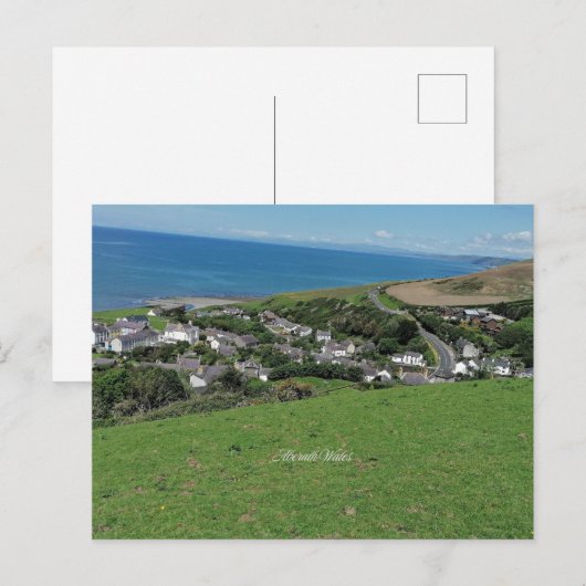 Aberath, dorp in Wales, Briefkaart (Voorkant / Achterkant)