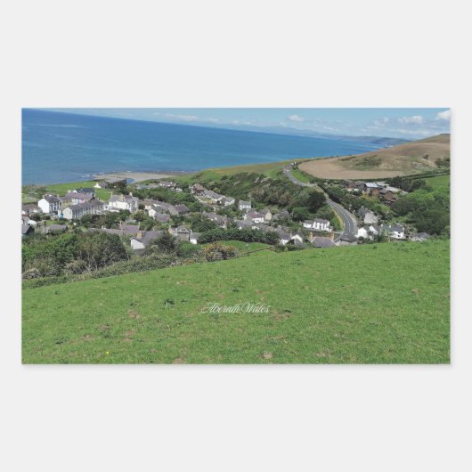 Aberath, dorp in Wales, Rechthoekige Sticker (Voorkant)