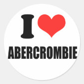ABERCROMBIE 2010 RONDE STICKER (Voorkant)