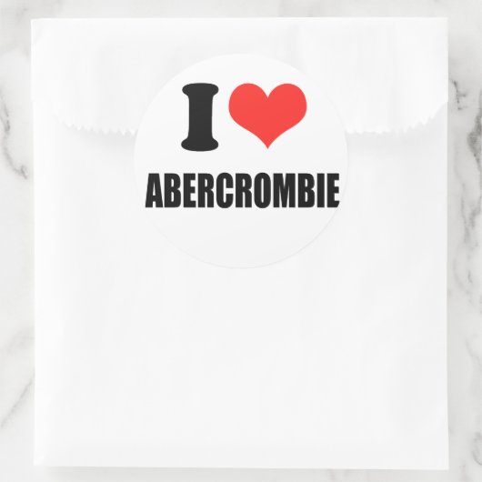 ABERCROMBIE 2010 RONDE STICKER (Tas)
