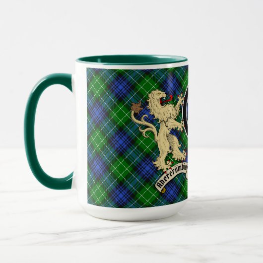 Abercrombie Badge & Tartan Op maat gemaakt Mok (Links)