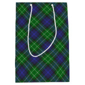 Abercrombie Blue Green Tartan Pset Scottish Medium Cadeauzakje (Voorkant)