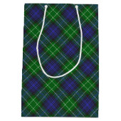 Abercrombie Blue Green Tartan Pset Scottish Medium Cadeauzakje (Achterkant)