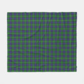Abercrombie Blue Green Tartan Schotland Fleece Deken (Voorkant (Horizontaal))