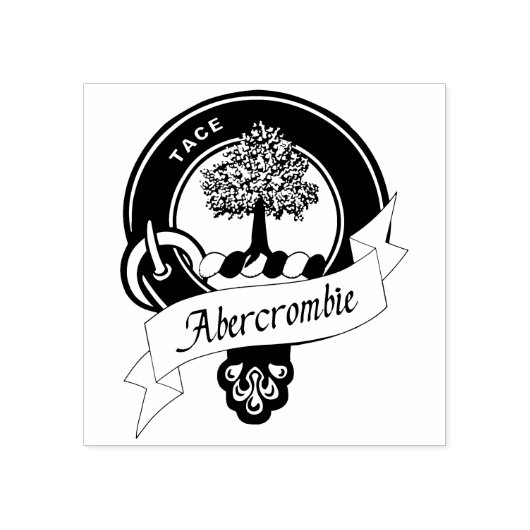 Abercrombie Clan Badge Rubberstempel (Afrduk)