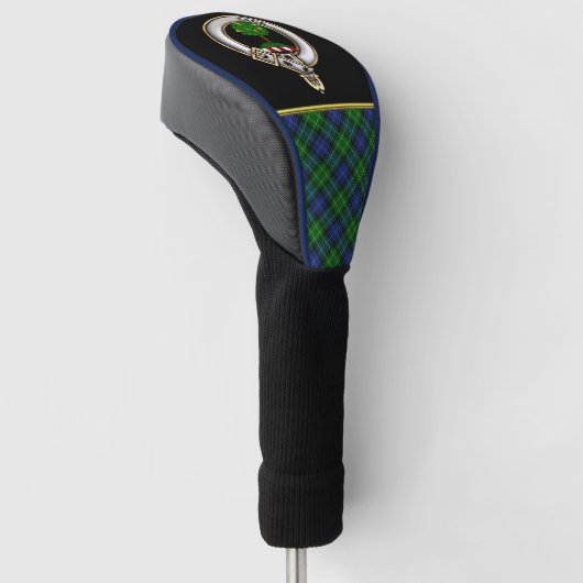 Abercrombie Clan Badge & Tartan Golfheadcover (Schuin)