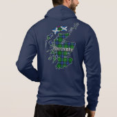 Abercrombie Clan Badge & Tartan Kaart Hoodie (Achterkant)
