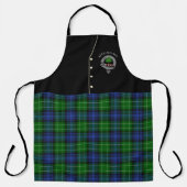 Abercrombie Clan Badge & Tartan Kilt Schort (Voorkant)