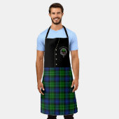 Abercrombie Clan Badge & Tartan Kilt Schort (Gedragen)