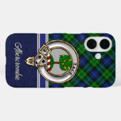 Abercrombie Clan Badge & Tartan Personalized Case-Mate iPhone Case (Achterkant (horizontaal))