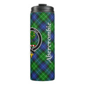 Abercrombie Clan Badge & Tartan Thermosbeker (Voorkant)