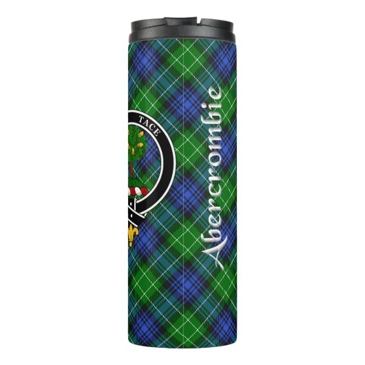 Abercrombie Clan Badge & Tartan Thermosbeker (Achterkant)