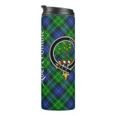 Abercrombie Clan Badge & Tartan Thermosbeker (Geroteerd rechts)