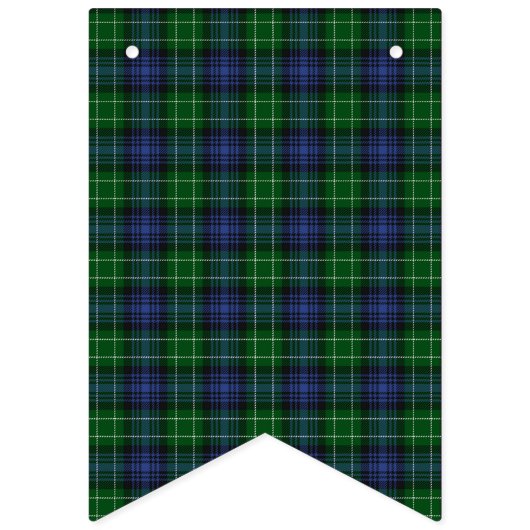 Abercrombie Clan Badge & Tartan Vlaggenlijsten Vlaggetjes (Tweede vlag)