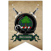 Abercrombie Clan Badge & Tartan Vlaggenlijsten Vlaggetjes (Eerste vlag)