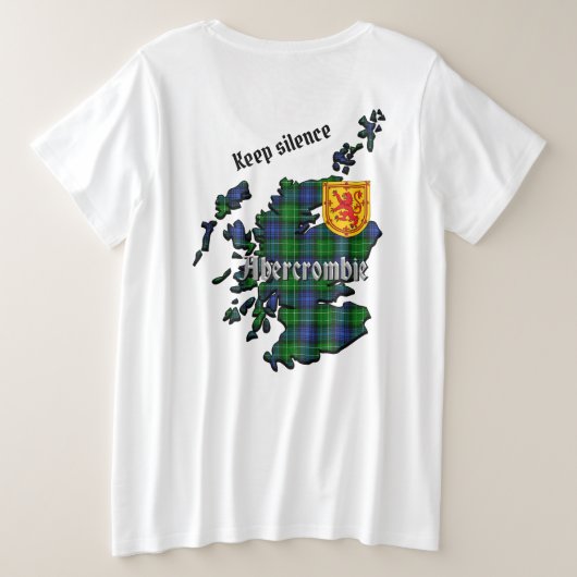 Abercrombie Clan Grote Maat T-shirt (Design achterkant)