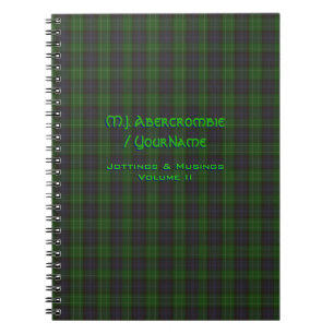 Abercrombie Clan tartan Notitieboek