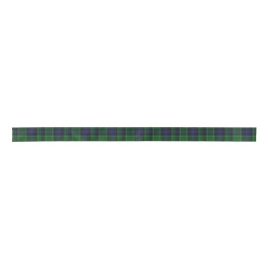 Abercrombie Clan Tartan Pset Ribbon Satijnen Lint (Voorkant)