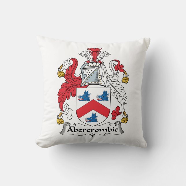 Abercrombie Family Crest Kussen (Voorkant)