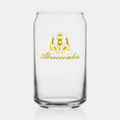 Abercrombie Gold Crowned Thistle Blikvorm Glas (Voorkant)
