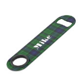 Abercrombie Plaid Custom Speed Flesopener Flessenopener (Voorkant Gekanteld)