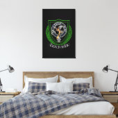 Abercrombie Schotse Clan Crest Canvas Afdruk (Insitu (Slaapkamer))