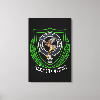 Abercrombie Schotse Clan Crest Canvas Afdruk