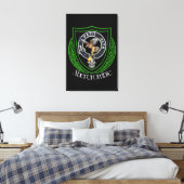Abercrombie Schotse Clan Crest Canvas Afdruk (Insitu (Slaapkamer))